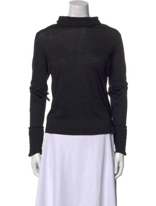 Akris Cashmere Mock Neck Sweater