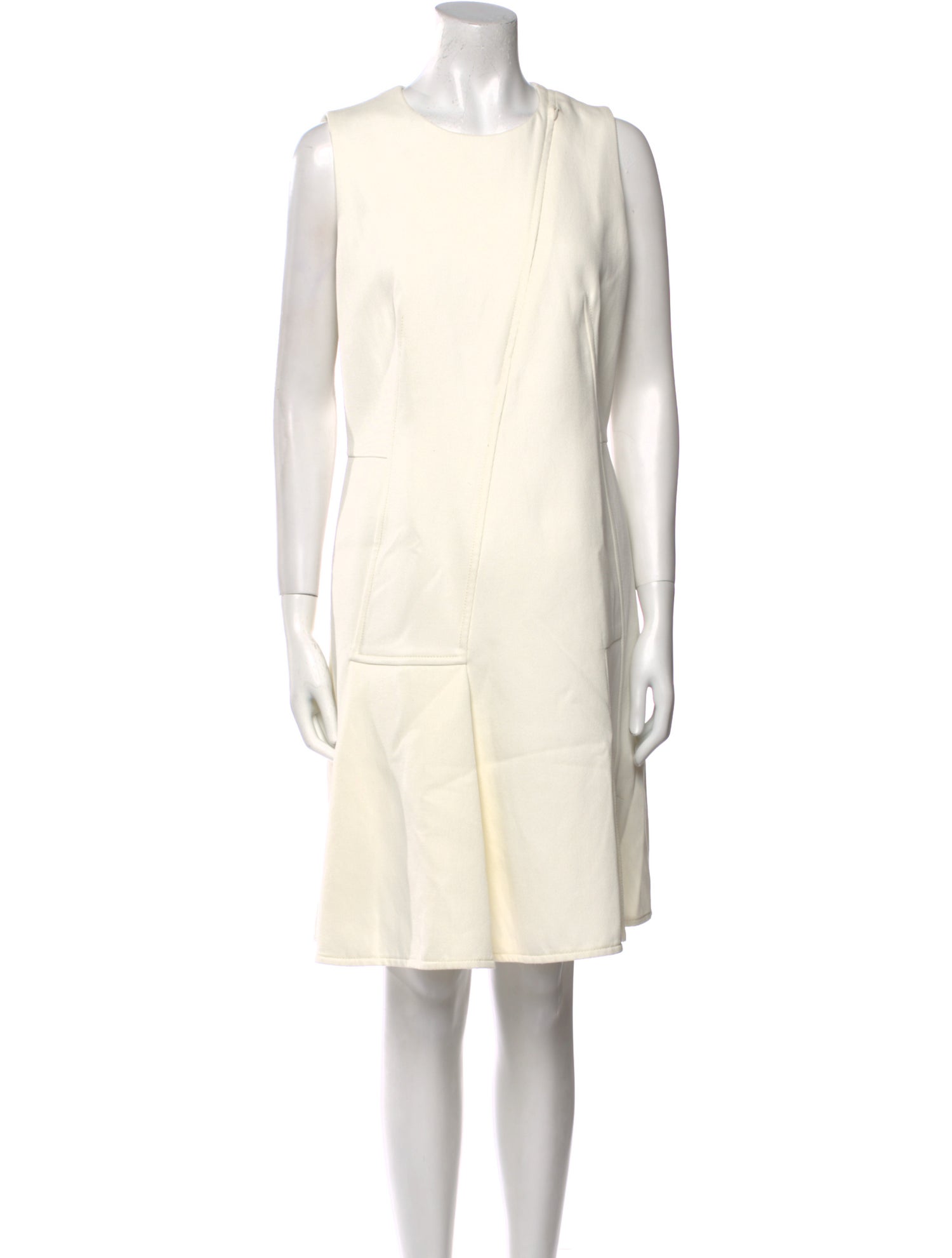 Akris Crew Neck Knee-Length Dress