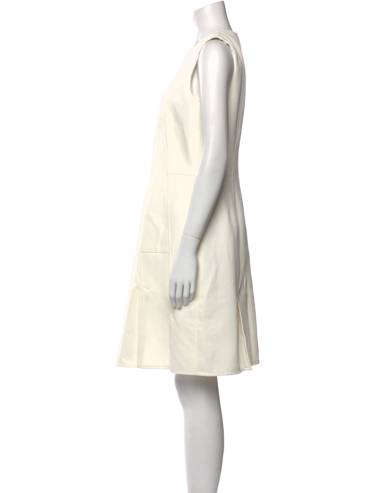 Akris Crew Neck Knee-Length Dress