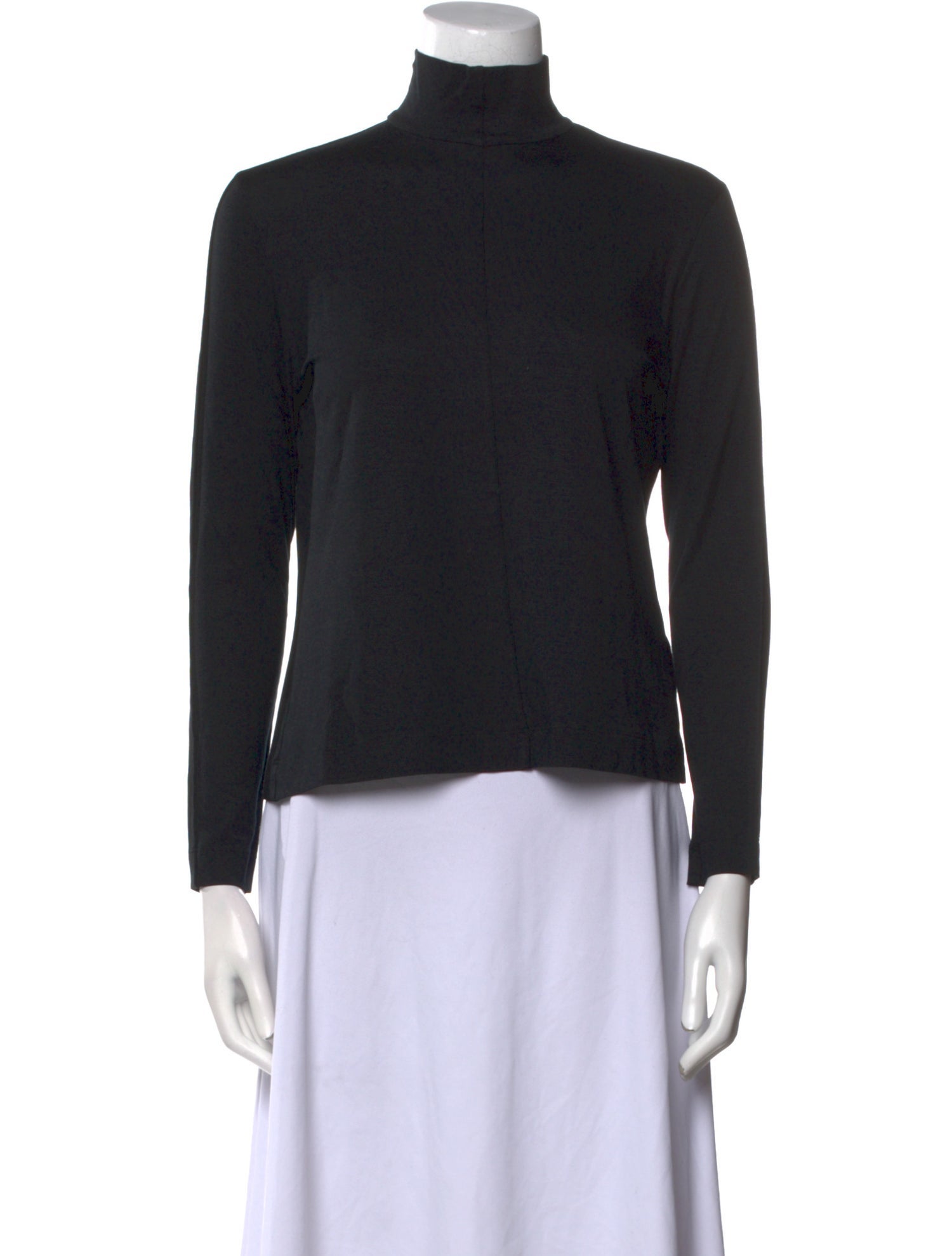 Akris Mock Neck Long Sleeve Top