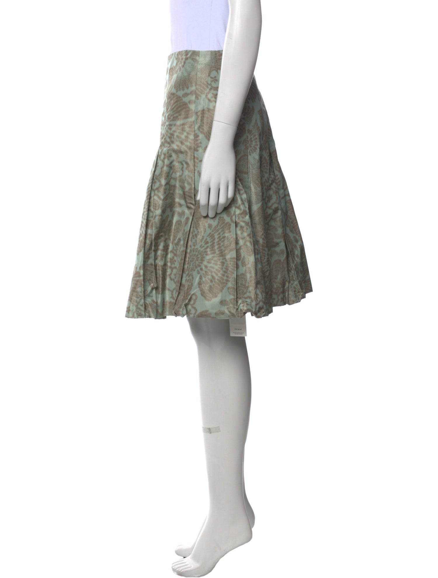 Akris Printed Knee-Length Skirt