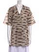 Akris Animal Print Short Sleeve Tunic