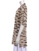 Akris Animal Print Short Sleeve Tunic