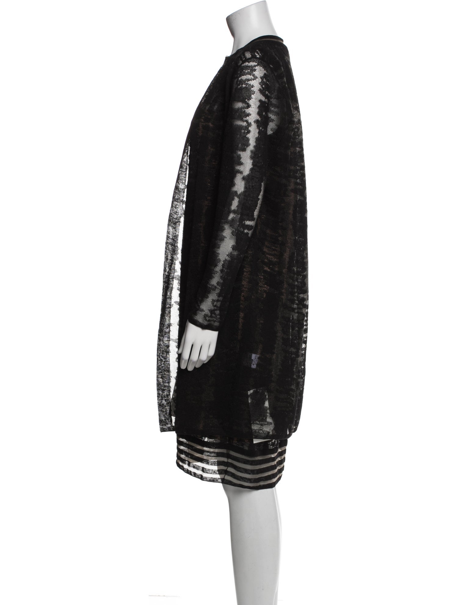 Akris Linen Lace Trim Embellishment Dress Set
