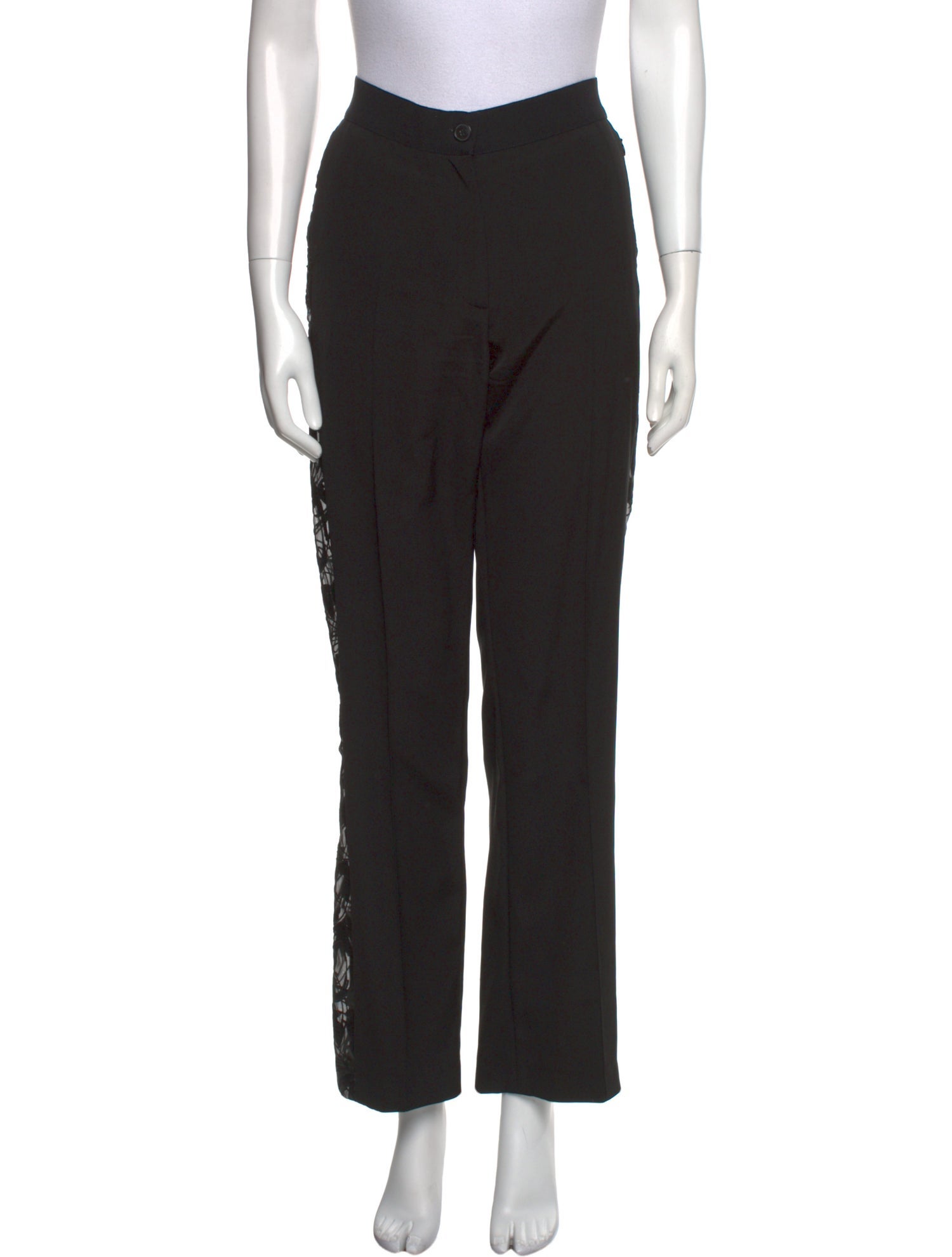Akris Silk Straight Leg Pants