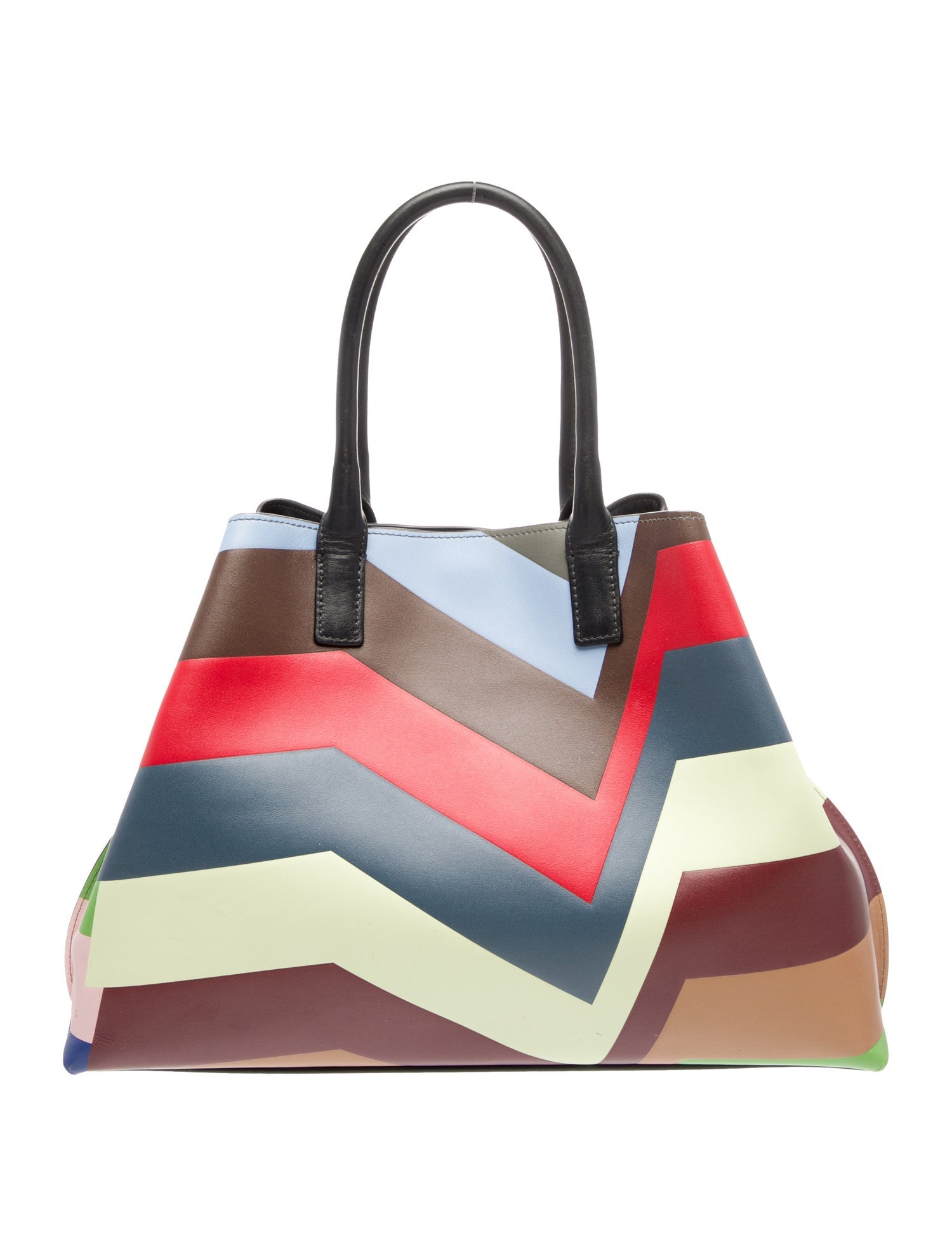 Akris Leather Top Handle Bag