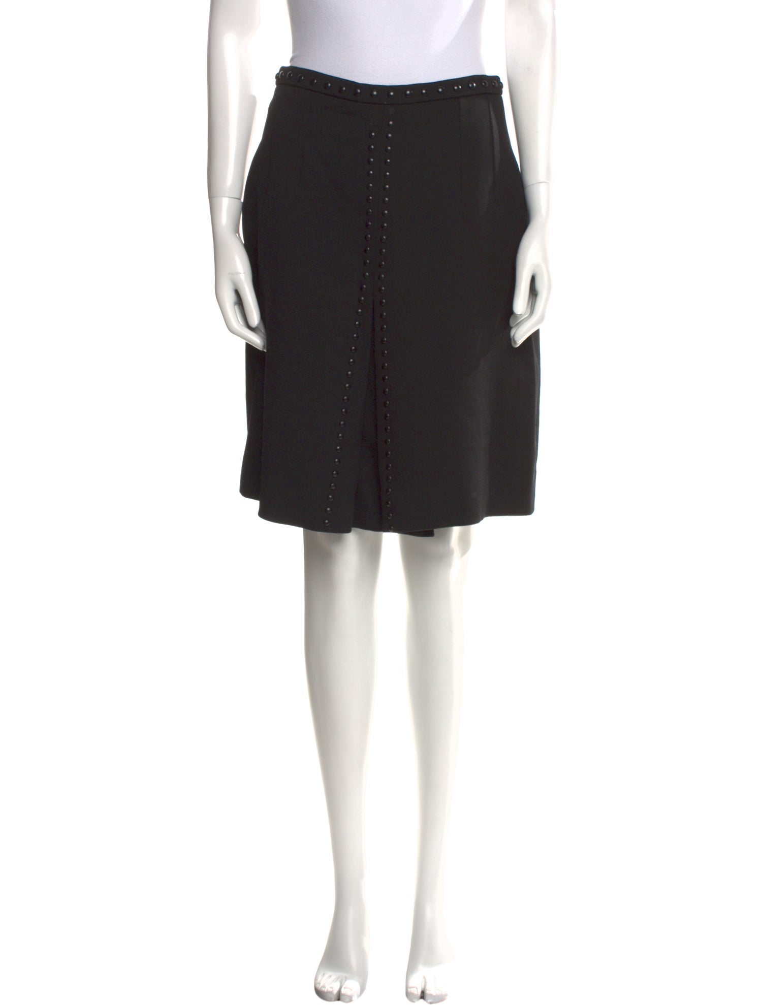 Akris Wool Knee-Length Skirt