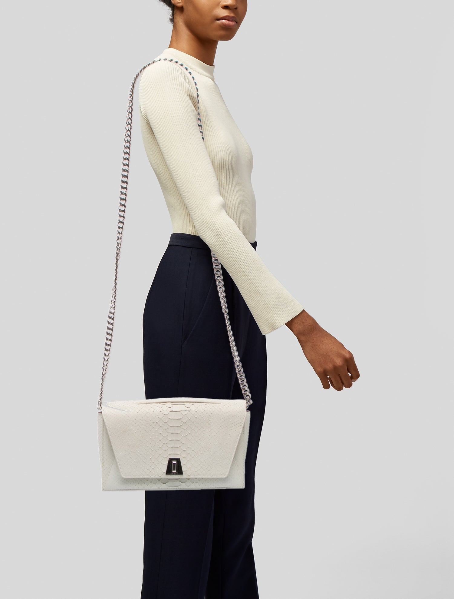 Akris Snakeskin Minaudière