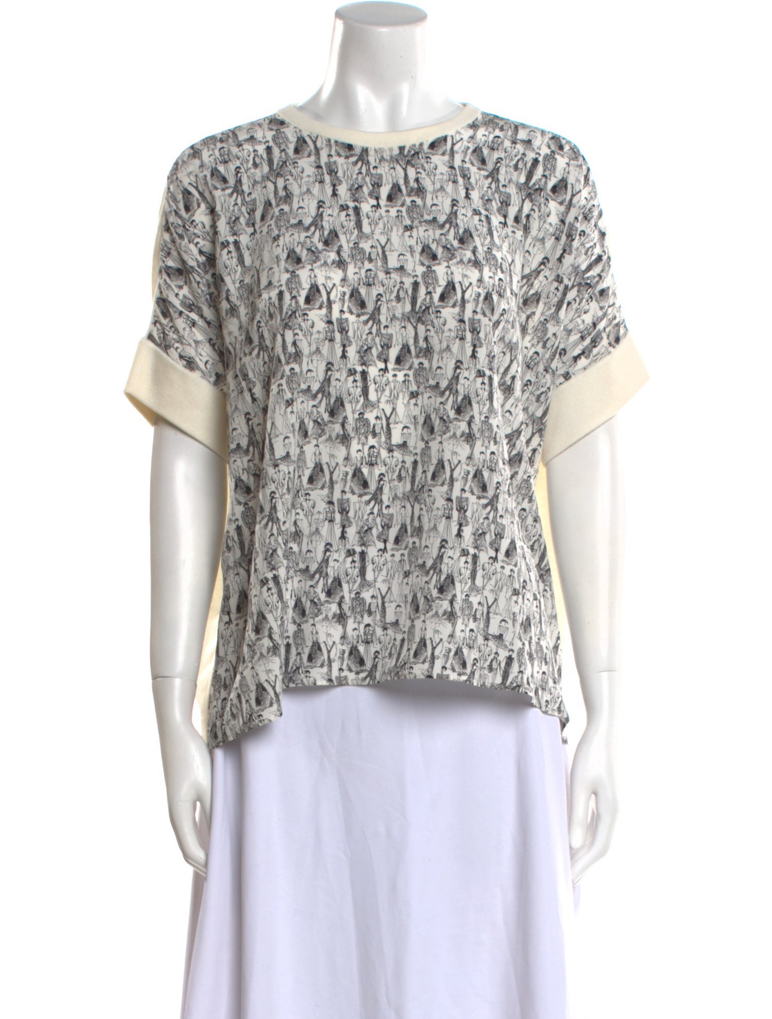 Akris Silk Printed T-Shirt