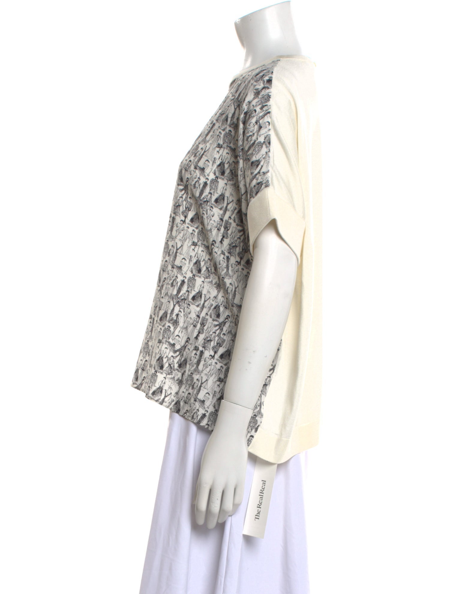 Akris Silk Printed T-Shirt