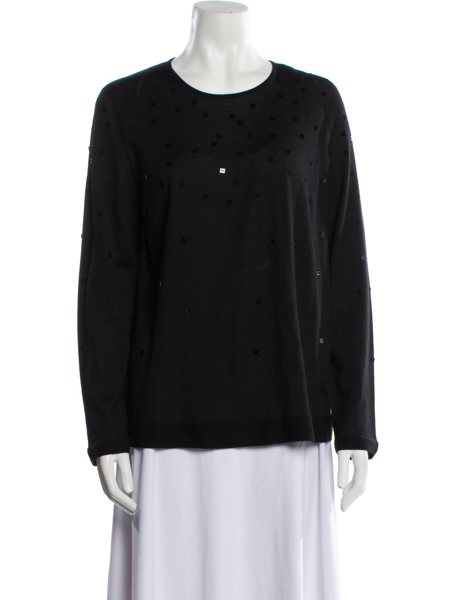 Akris Cashmere Scoop Neck Sweater