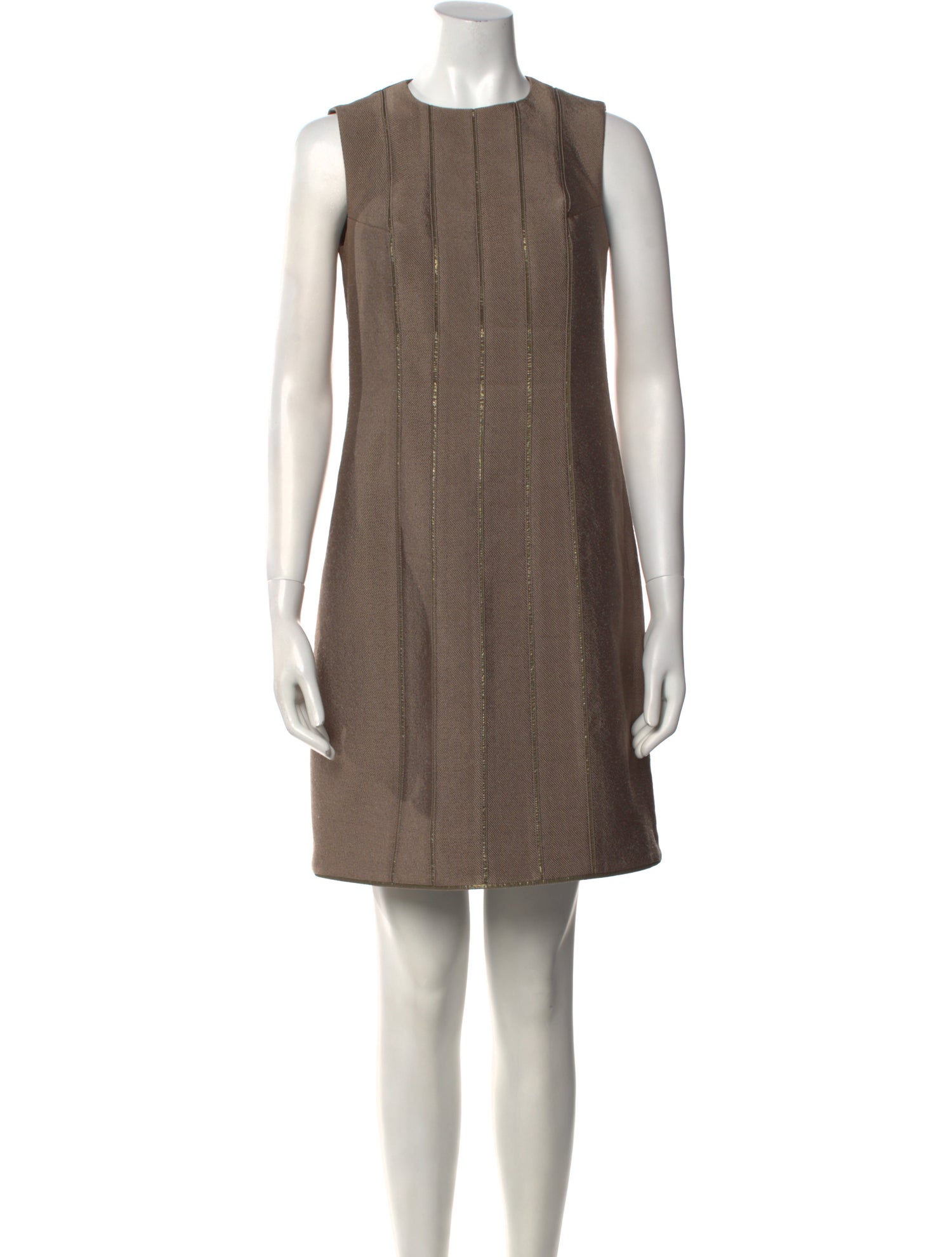 Akris Crew Neck Mini Dress