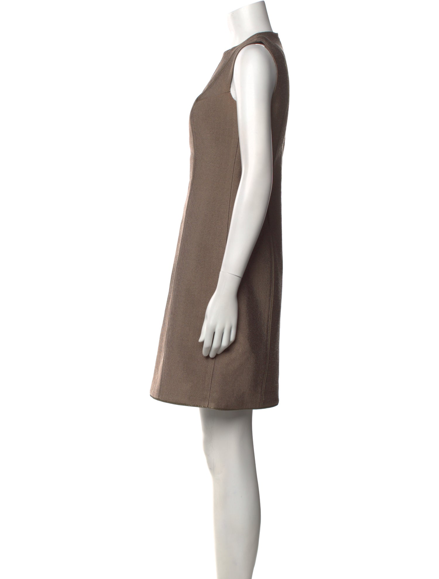 Akris Crew Neck Mini Dress