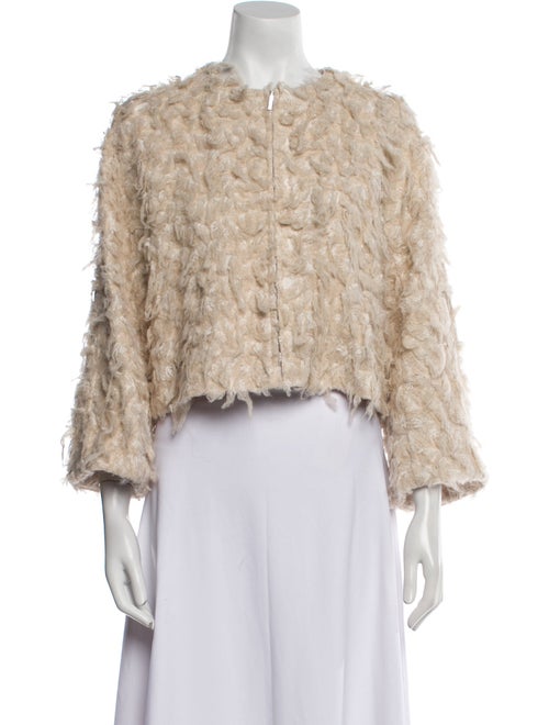 Akris Tweed Pattern Jacket