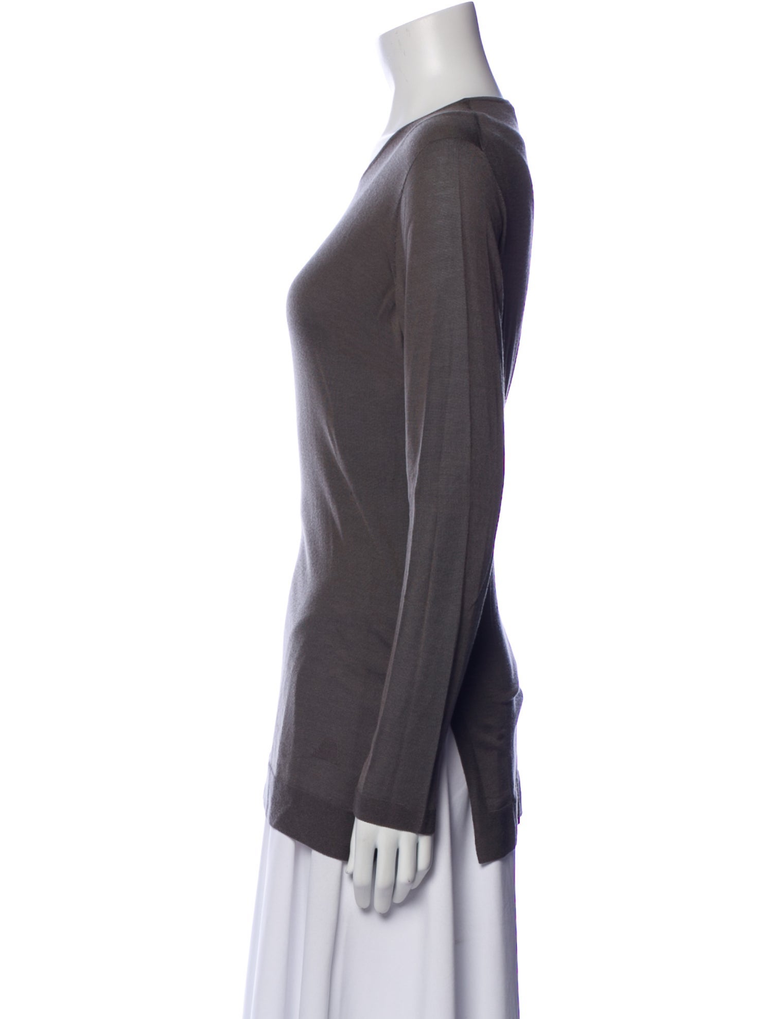 Akris Cashmere Bateau Neckline Sweater