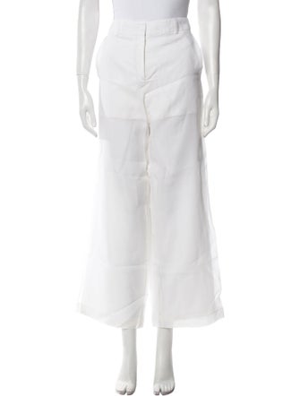 Akris Silk Wide Leg Pants