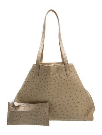 Akris Ostrich Tote