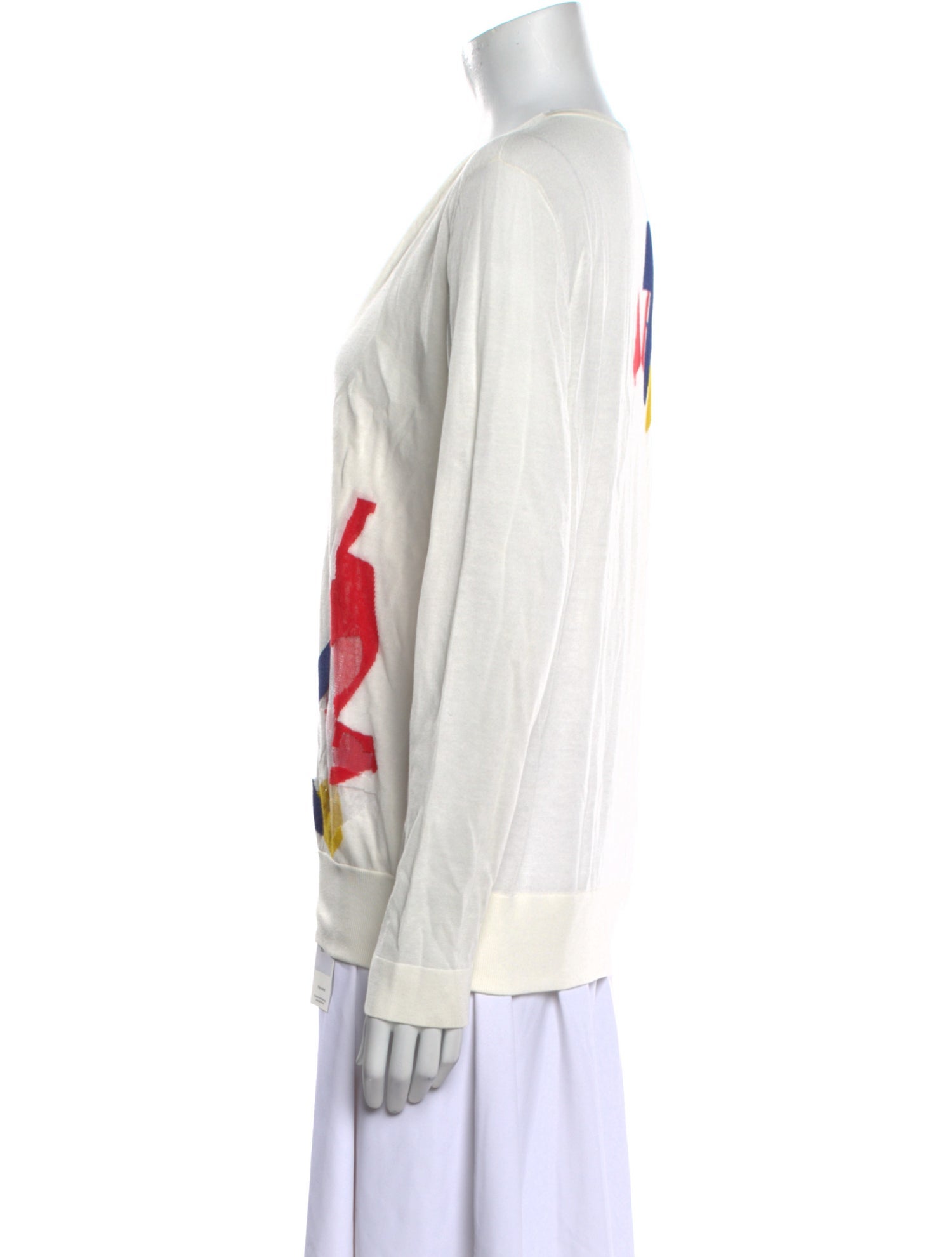 Akris Silk Graphic Print Sweater