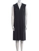 Akris Cashmere Knee-Length Dress