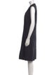 Akris Cashmere Knee-Length Dress