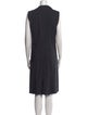 Akris Cashmere Knee-Length Dress