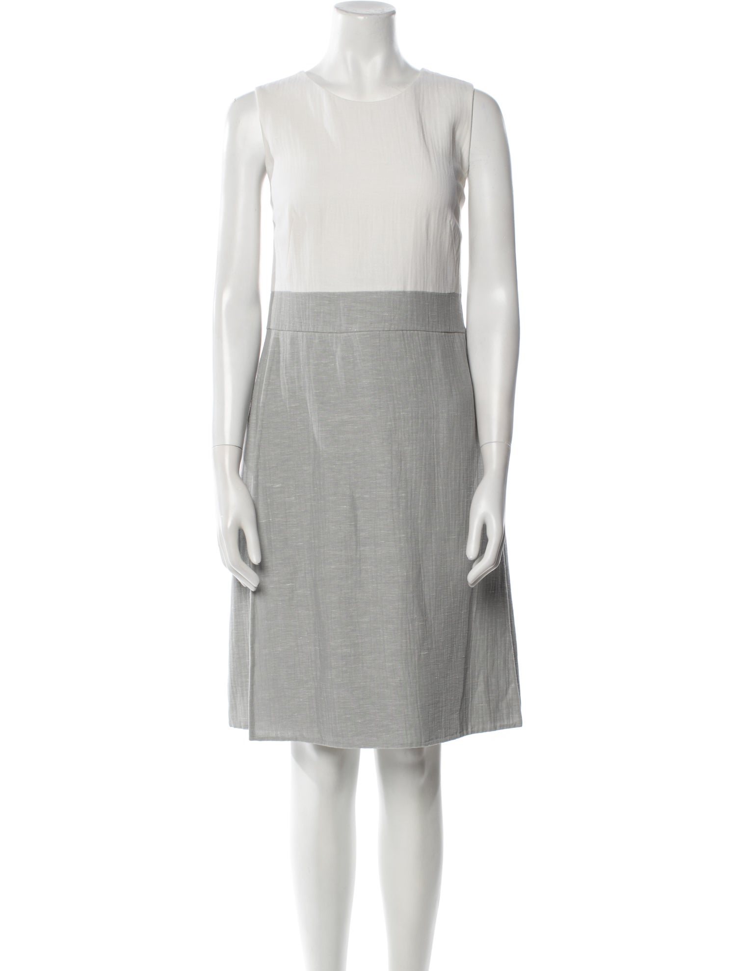 Akris Crew Neck Knee-Length Dress