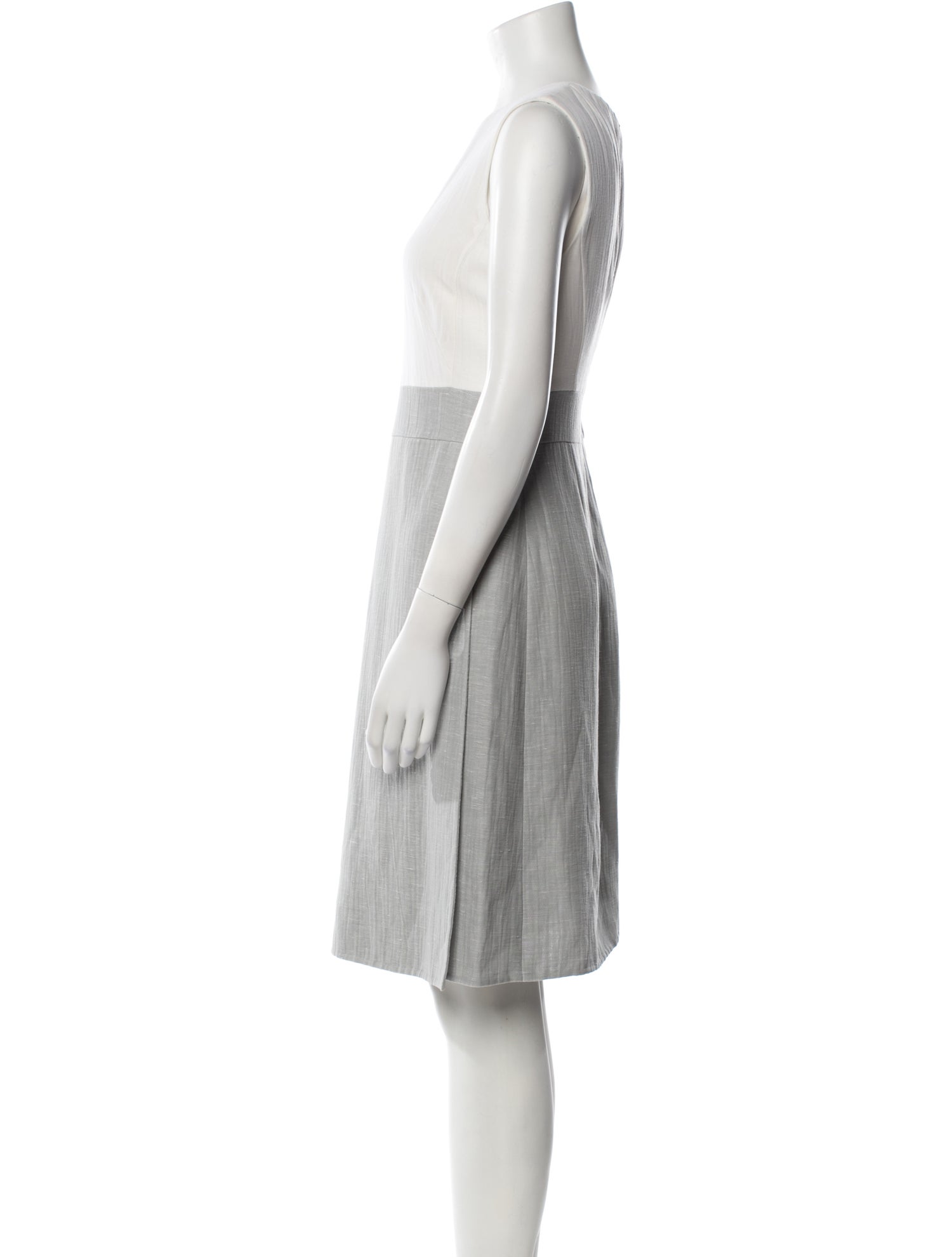 Akris Crew Neck Knee-Length Dress