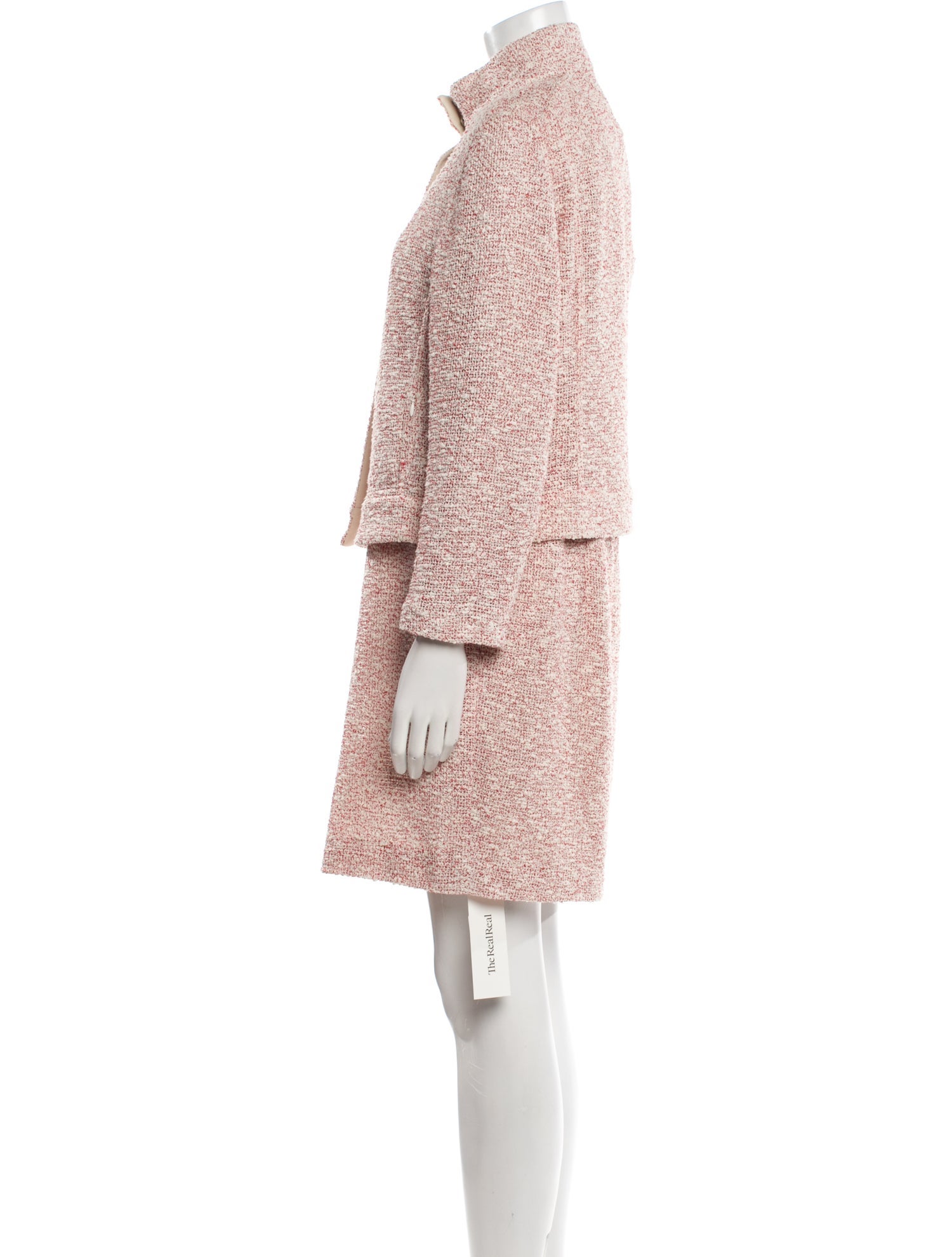 Akris Tweed Pattern Dress Set