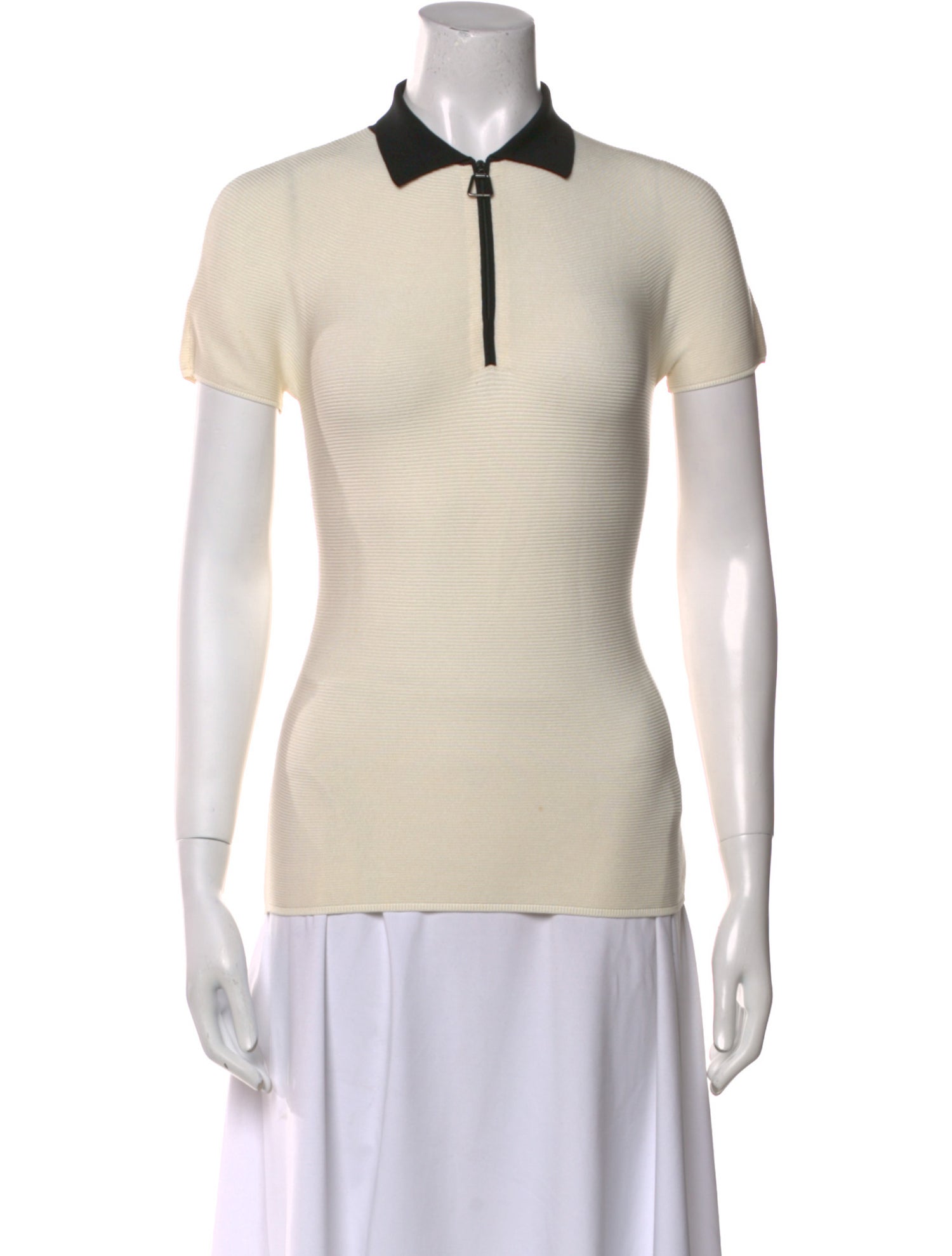 Akris Silk Short Sleeve Polo