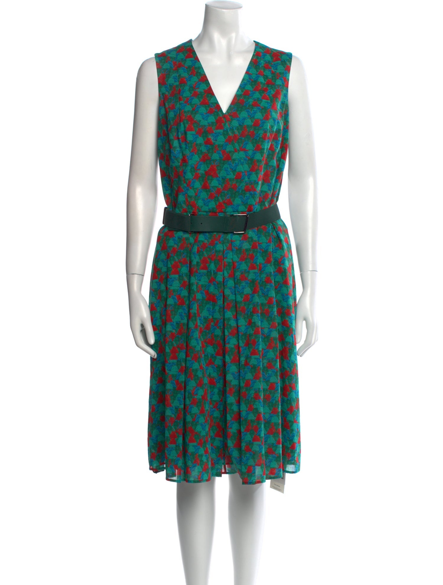 Akris Printed Knee-Length Dress
