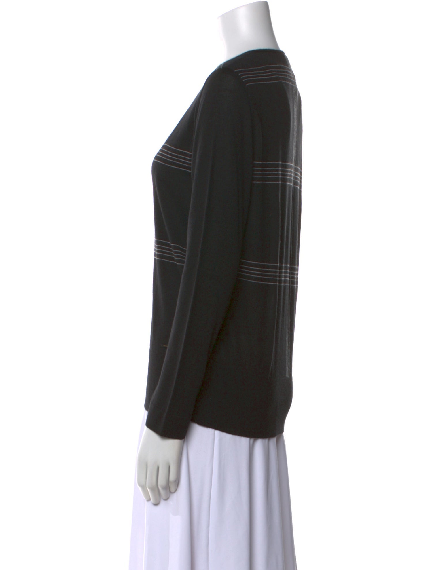 Akris Cashmere Striped Sweater w/ Tags