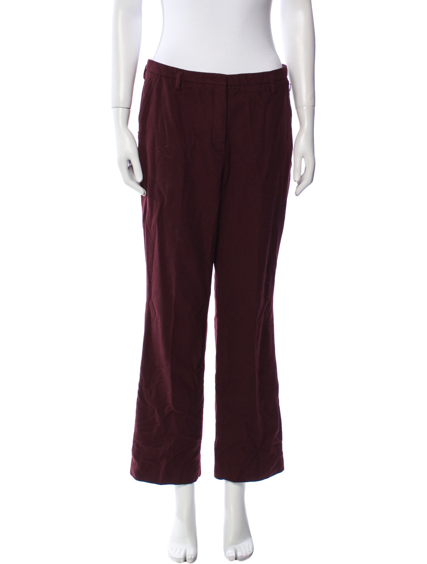 Akris Wool Straight Leg Pants