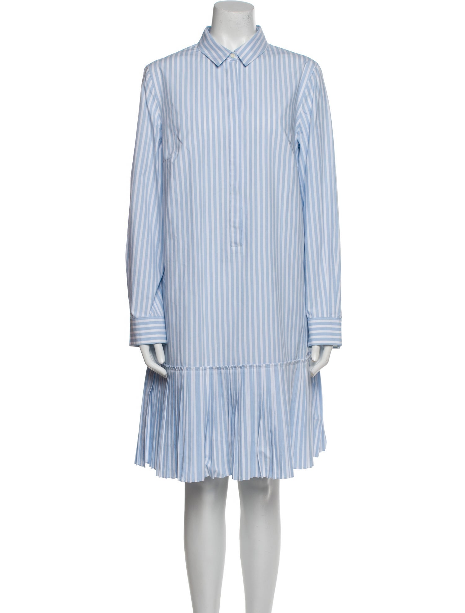 Akris Striped Knee-Length Dress