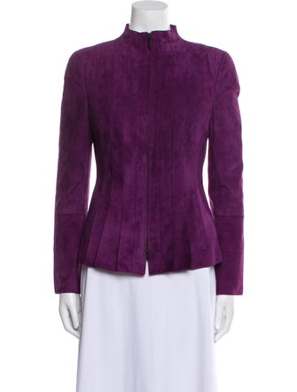 Akris Leather Evening Jacket