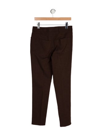 Akris Mid-Rise Straight Leg Jeans