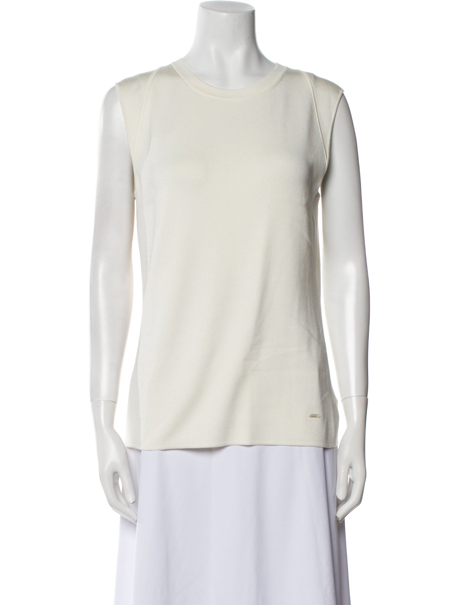 Akris Silk Scoop Neck Top