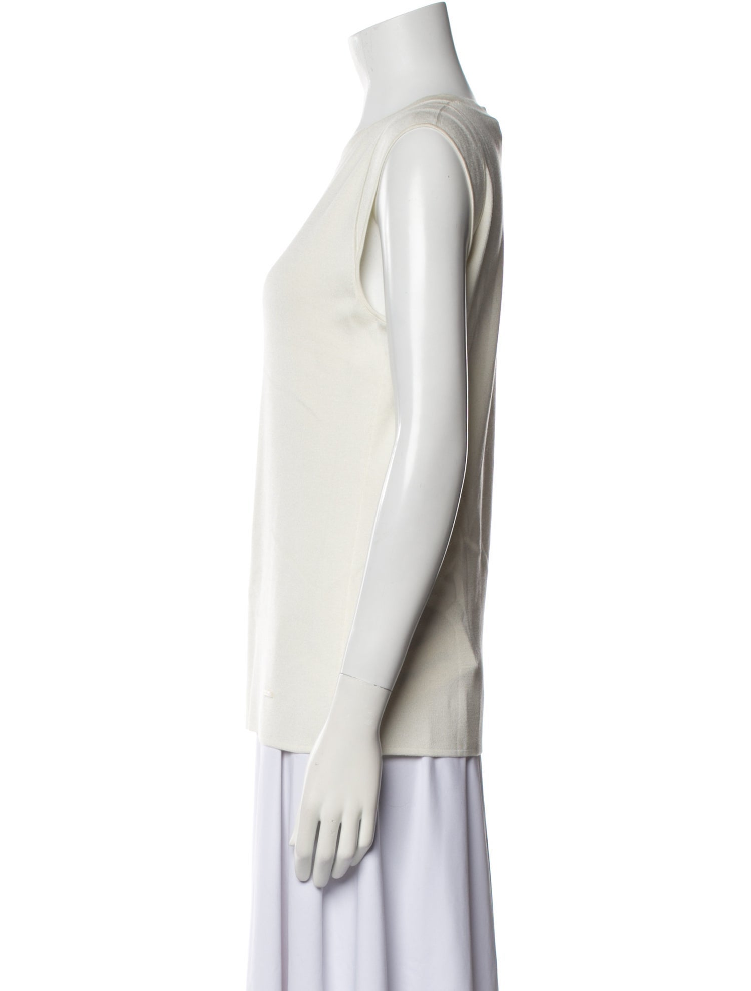 Akris Silk Scoop Neck Top