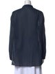 Akris Long Sleeve Button-Up Top