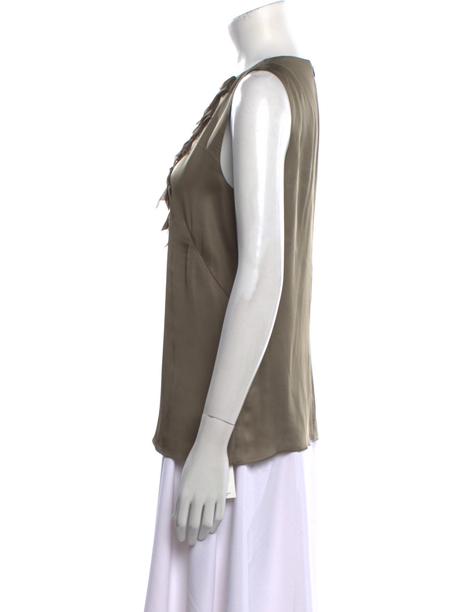 Akris Crew Neck Sleeveless Top