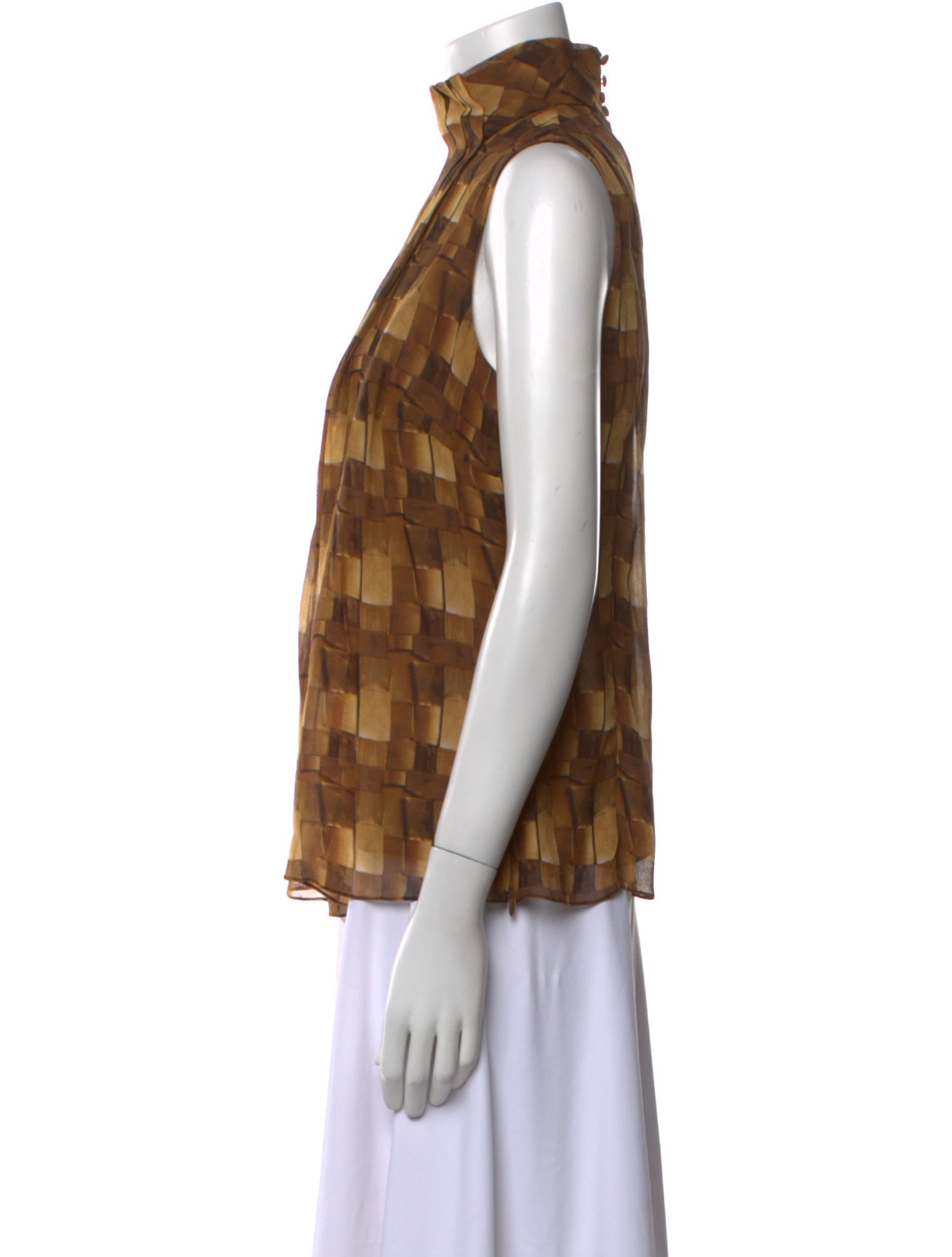 Akris Silk Printed Blouse