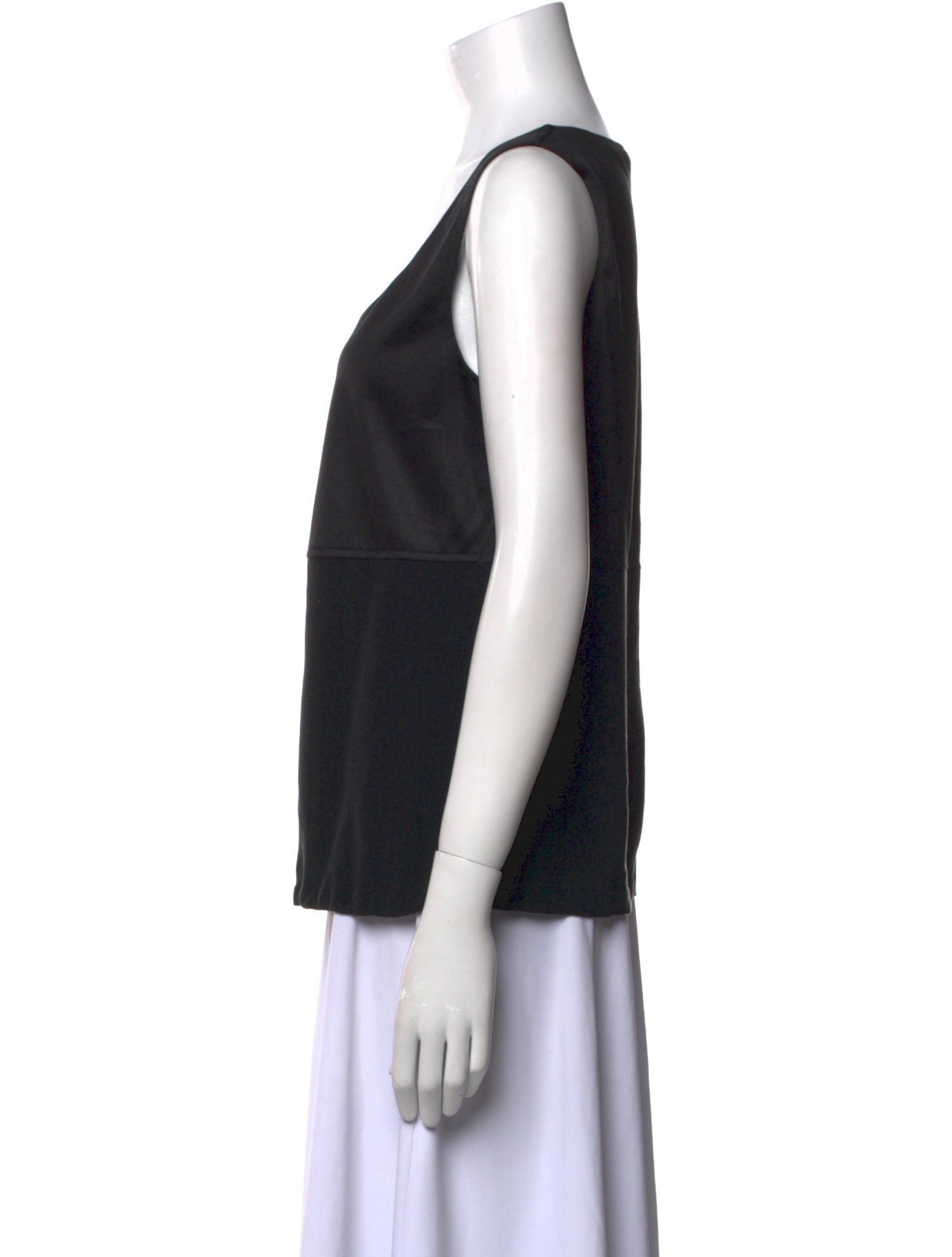 Akris Silk Scoop Neck Top