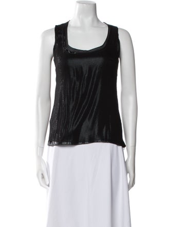 Akris Silk Scoop Neck Top