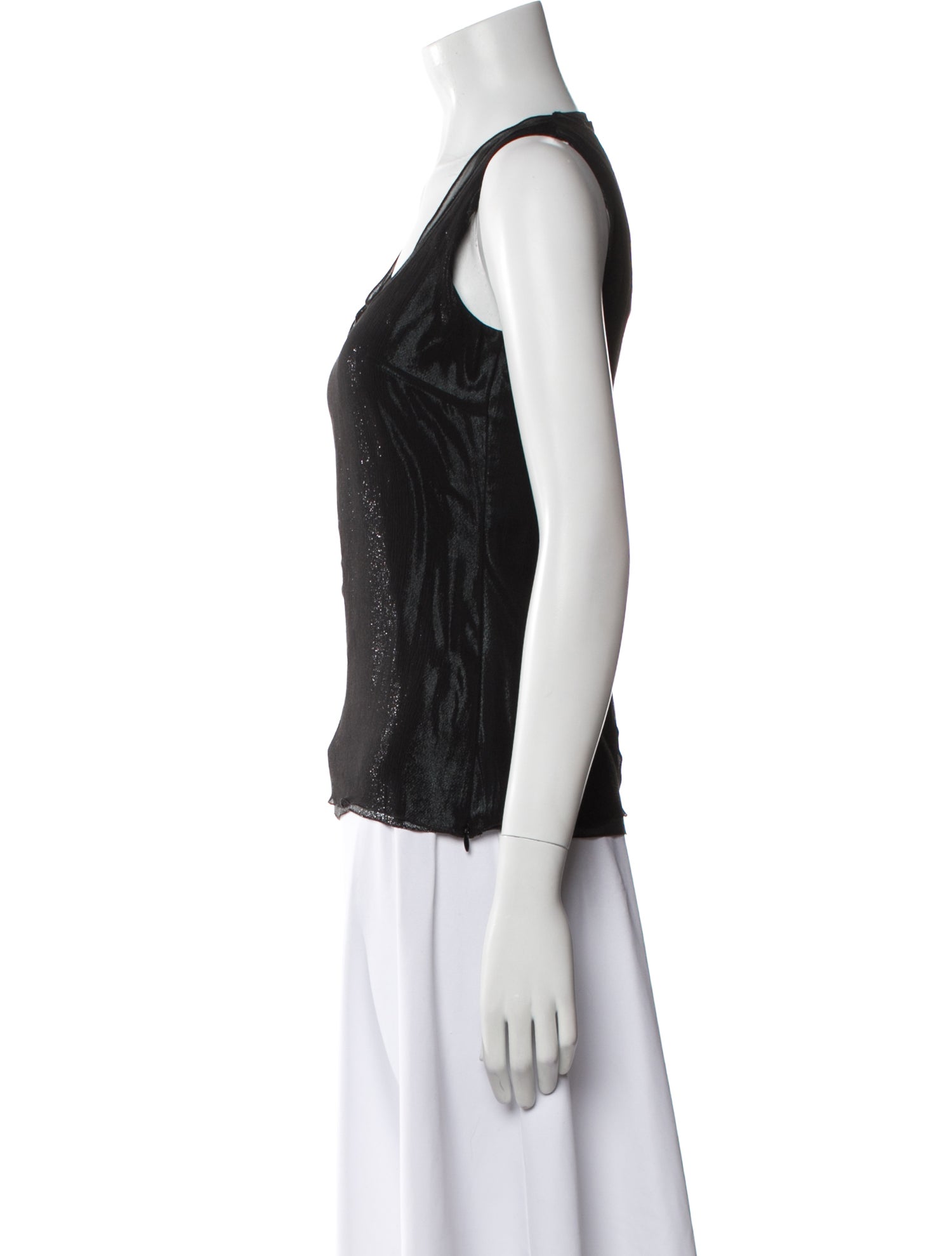 Akris Silk Scoop Neck Top