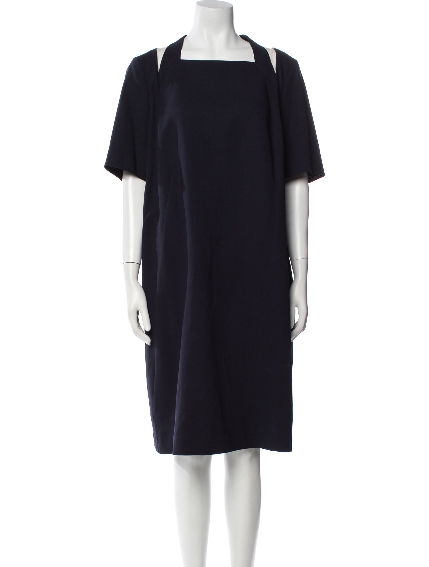 Akris Wool Knee-Length Dress w/ Tags