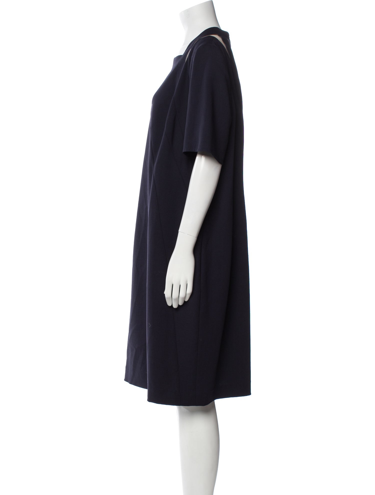 Akris Wool Knee-Length Dress w/ Tags