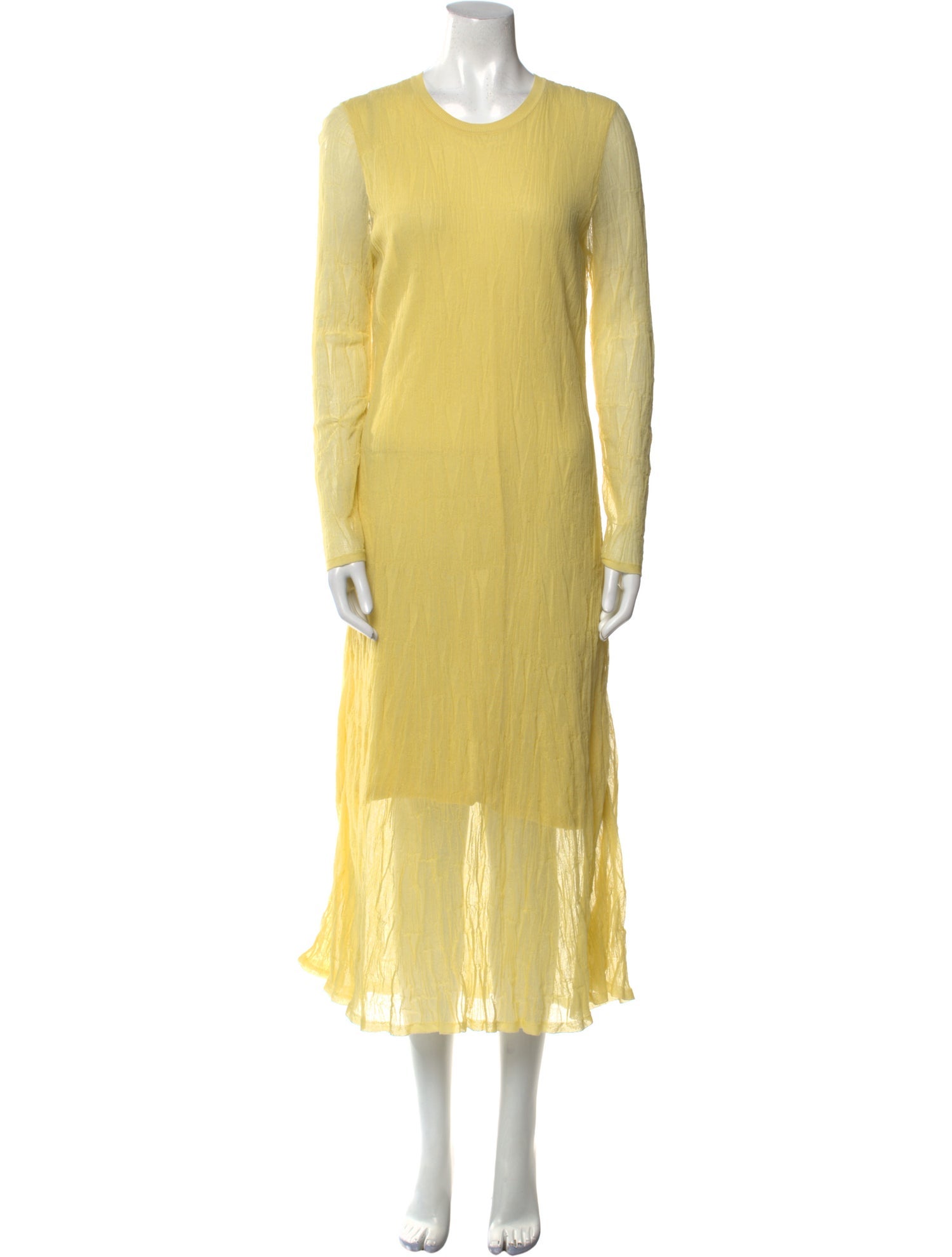 Akris Crew Neck Long Dress