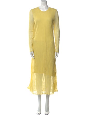 Akris Crew Neck Long Dress
