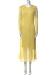 Akris Crew Neck Long Dress