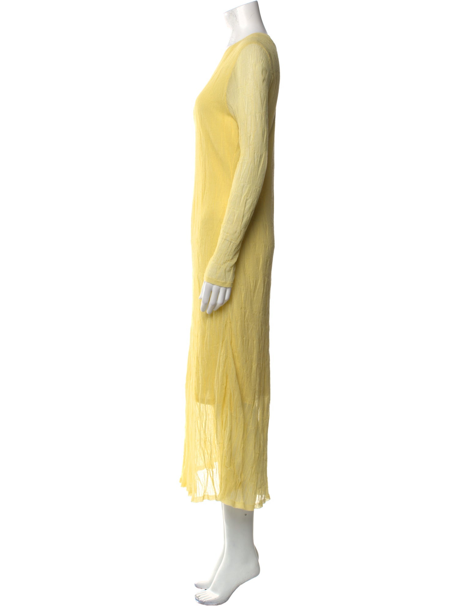 Akris Crew Neck Long Dress