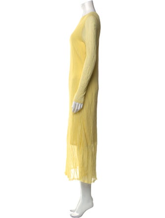 Akris Crew Neck Long Dress